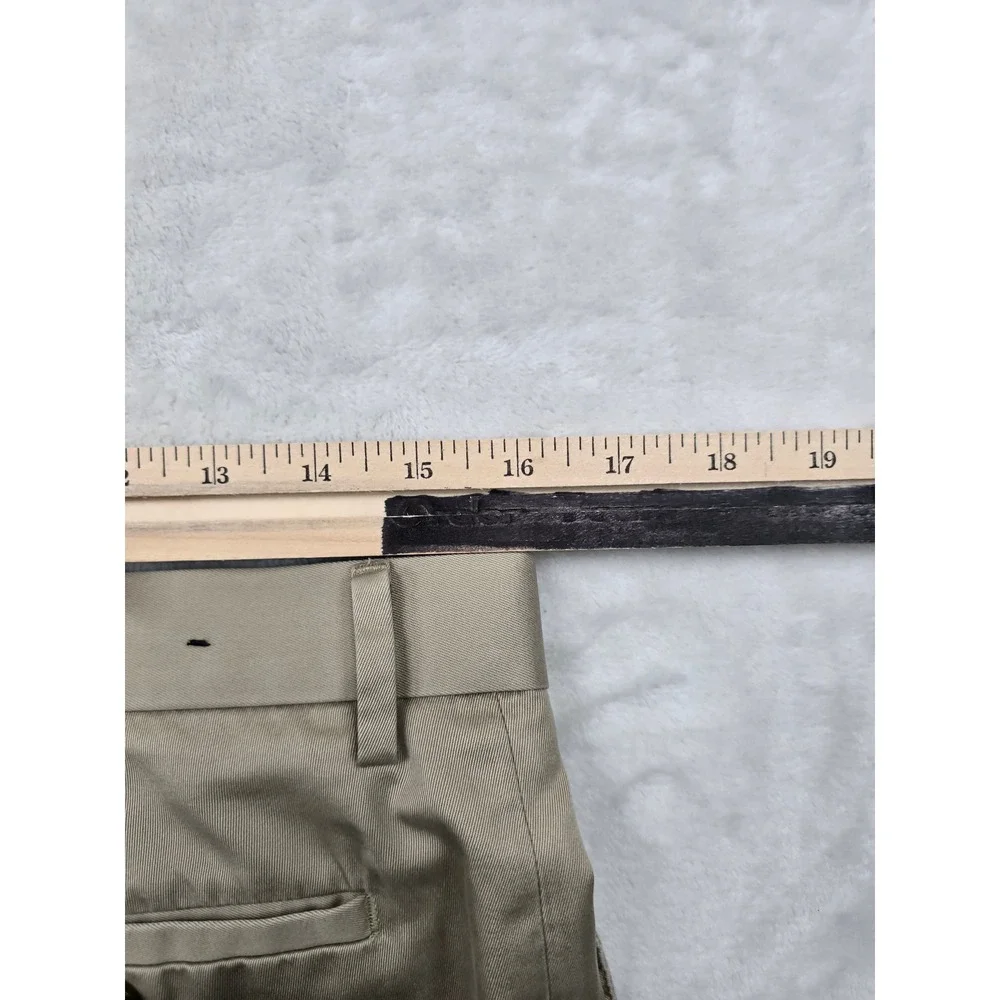 Banana Republic Chino Pants Mens 31x31 Khaki Cotton Non-Iron Tailored Slim Fit‎